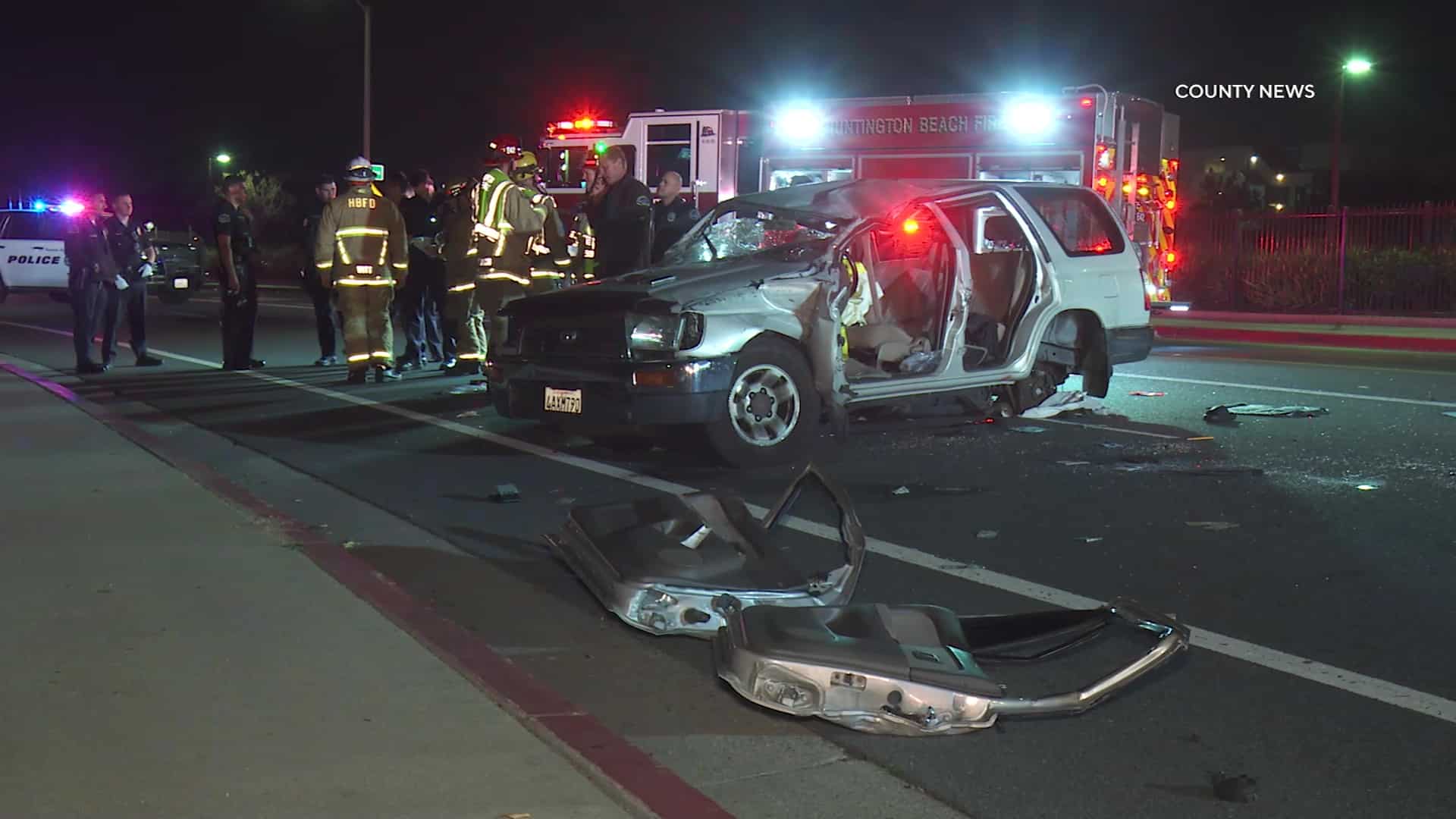 Huntington Beach Horrific Rollover Crash Injures Multiple HighSchool