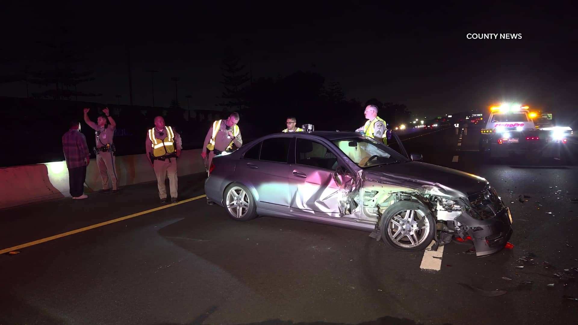 Irvine: DUI Suspect Slams Into CHP Patrol Vehicle - CountyNews.TV